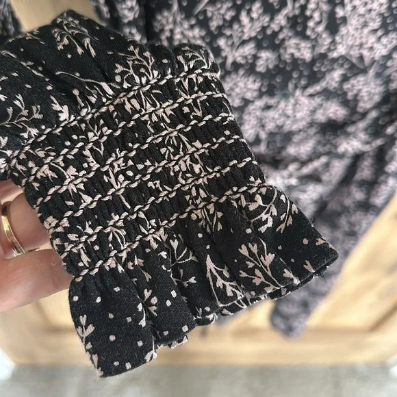 Boden Black and Pink Long Sleeve Dress - Picture 9 of 14